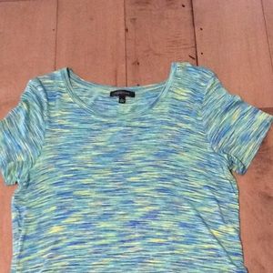 Classic multi color slip on dress size L 40” long